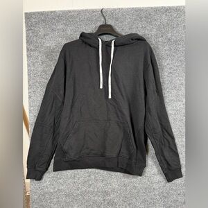 ALL SAINTS Joshua Over the Head Black Hoodie - Size Small (S)